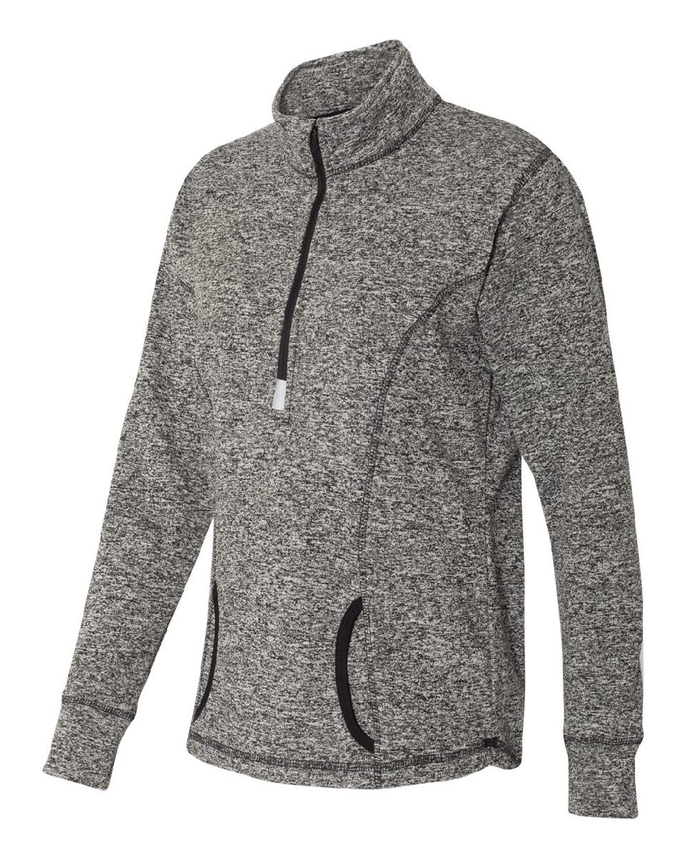 J. America - Women's Cosmic Fleece Quarter-Zip Pullover