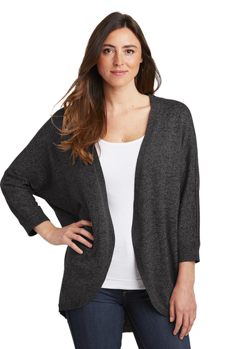 Port Authority Ladies Marled Cocoon Sweater. LSW416