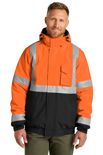 CornerStone® ANSI 107 Class 3 Economy Waterproof Insulated Bomber Jacket. CSJ500