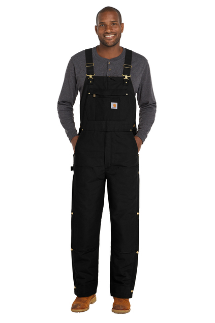 Carhartt® Firm Duck Insulated Bib Overalls. SS-CT106672