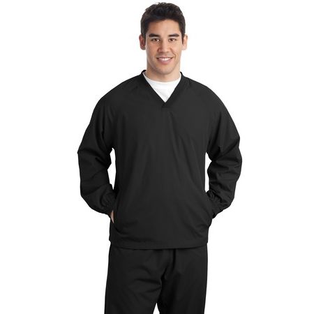 Sport-Tek &#174;  Tall V-Neck Raglan Wind Shirt. TJST72