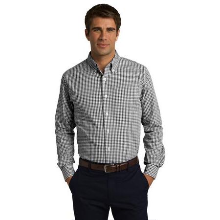 Port Authority &#174;  Long Sleeve Gingham Easy Care Shirt. S654