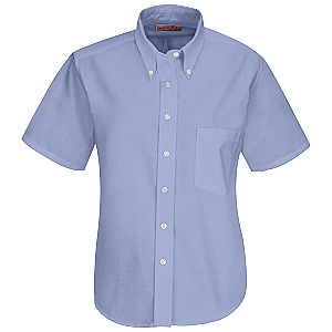 Women's Executive Button-Down Shirt - Short Sleeve. SR61.