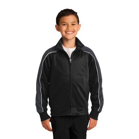 Sport-Tek &#174;  Youth Piped Tricot Track Jacket. YST92