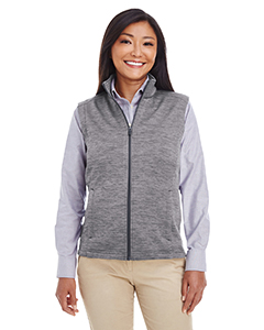 DG797W - Ladies' Newbury Melange Fleece Vest