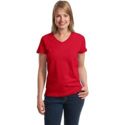 Hanes &#174;  Ladies ComfortSoft &#174;  V-Neck T-Shirt. 5780