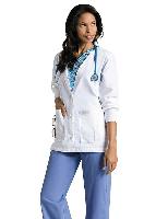 LADIES CARDIGAN LAB COAT - 7535