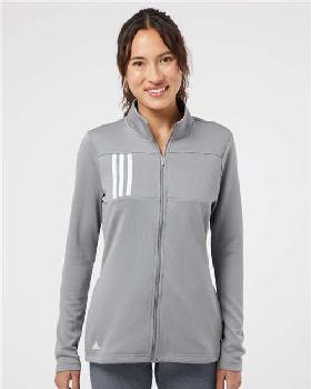 Adidas - Women's 3-Stripes Double Knit Full-Zip. A483