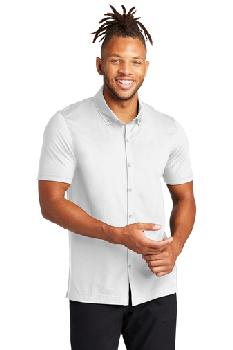 Mercer+Mettle™ Stretch Pique Full-Button Polo. MM1006