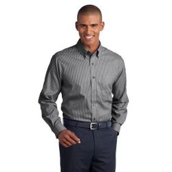 Red House &#174;  - Stripe Non-Iron Pinpoint Oxford. RH64