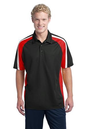 Sport-Tek &#174;  Tricolor Micropique Sport-Wick &#174;  Polo. ST654